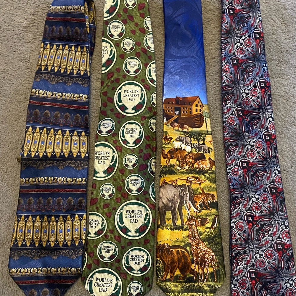 4  neck ties